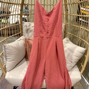 Elegant Coral Jumpsuit